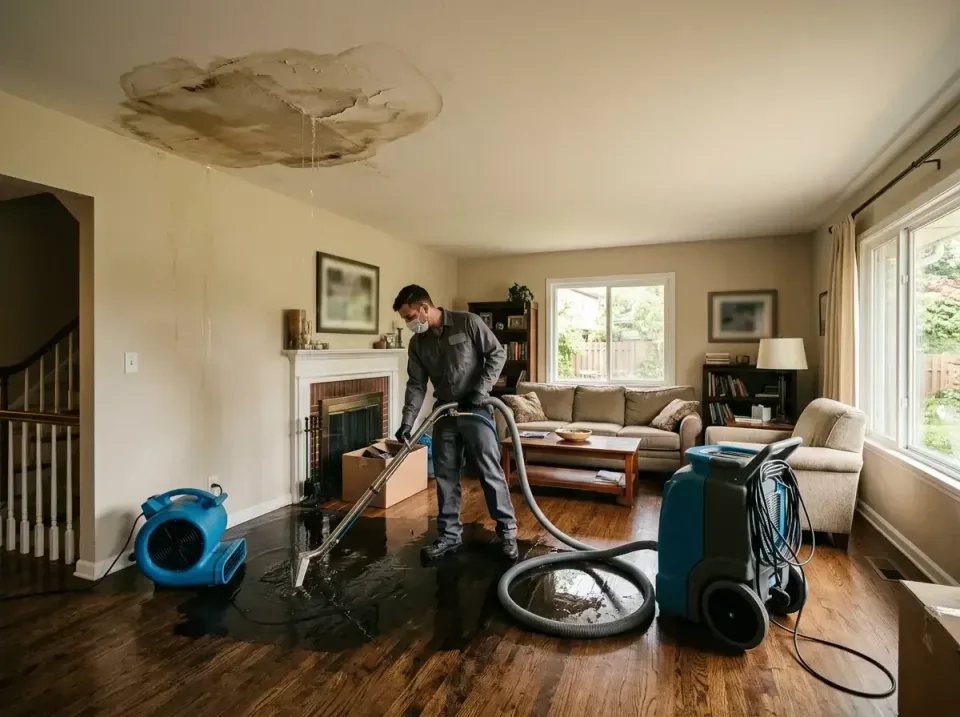 attic-pipe-burst-ceiling-drip-008 — frequently asked questions, Water Damage Restoration & Carpet Care in Mitchellville, IA